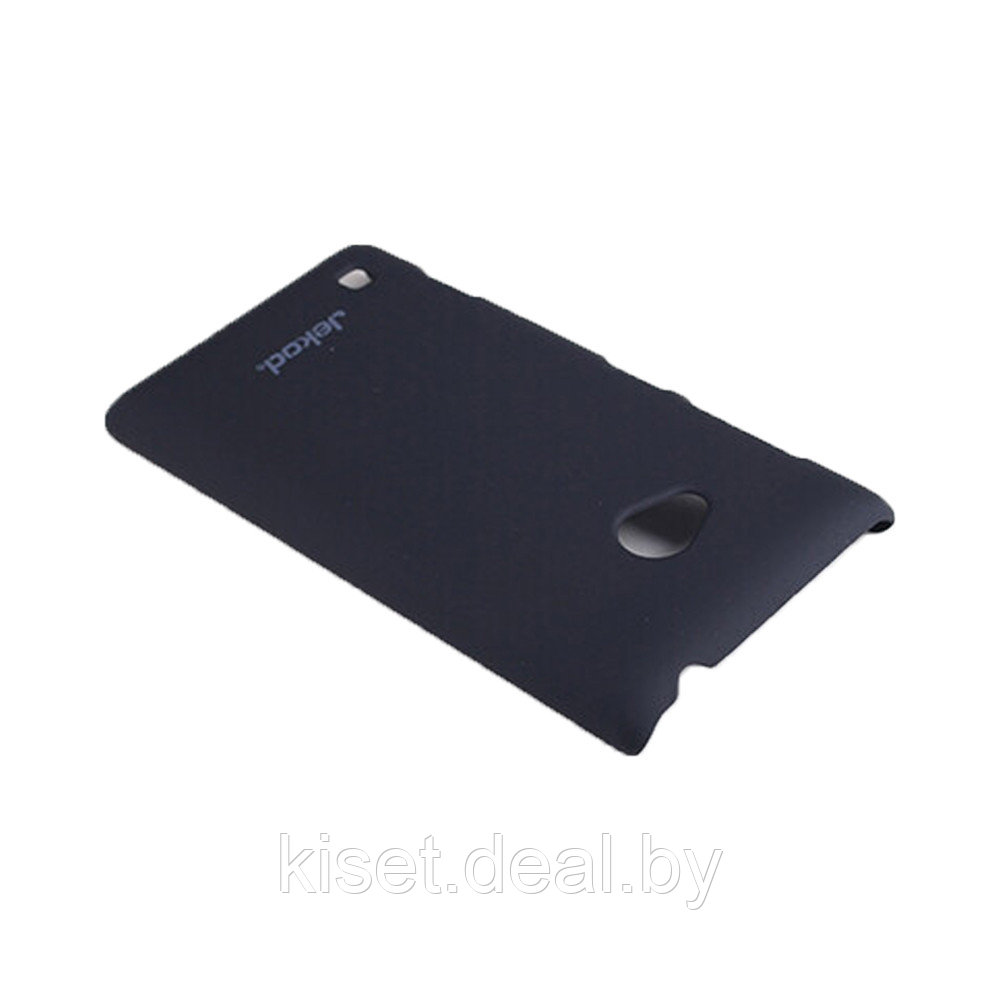 Пластиковый бампер Jekod и защитная пленка для Nokia Lumia 720, черный - фото 1 - id-p210776125
