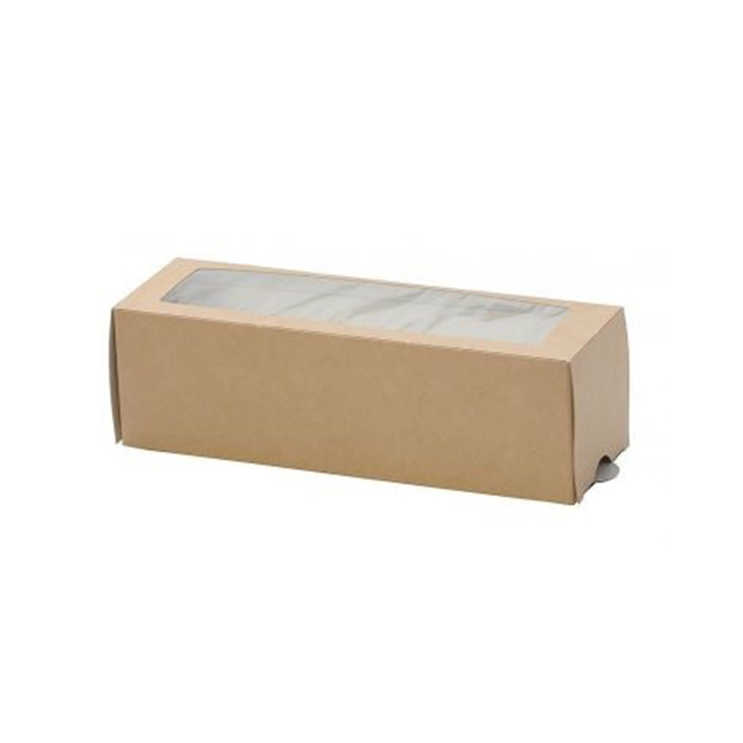 Коробка для макаронс (на 6 шт), крафт 180х55х h55 мм - фото 5 - id-p85698052