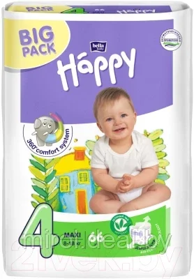 Подгузники детские Bella Baby Happy Maxi 8-18кг - фото 1 - id-p210834938
