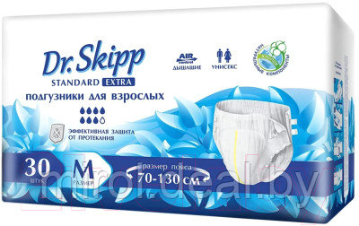Подгузники для взрослых Dr.Skipp Standard Extra M - фото 1 - id-p210837754