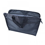 Папка-портфель Deli, А4, 2 отделения, текстиль, чёрный, фото 3