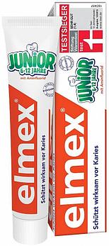Elmex Junior Colgate паста зубная для детей 6-12 лет