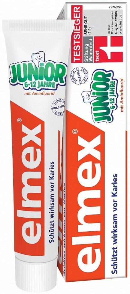 Elmex Junior Colgate паста зубная для детей 6-12 лет - фото 1 - id-p210841572