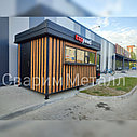 Киоск торговый (ларек), из металла, черный, фото 7