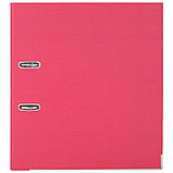 Папка-регистратор Deli, с металлическим уголком, А4, 75мм, ПВХ 1,75мм, разборная, розовый лён, фото 2