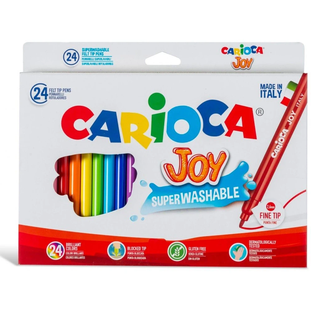 Фломастеры "Carioca Joy" 24 цвета (Цена с НДС) - фото 1 - id-p99352208