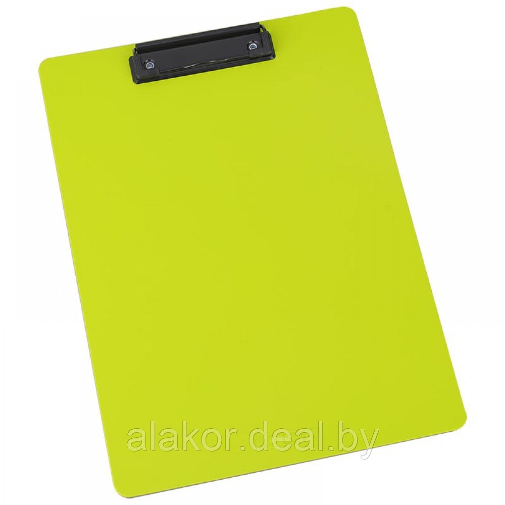Папка-планшет с зажимом, без крышки Deli, A4, полипропилен, салатовый - фото 2 - id-p210842707