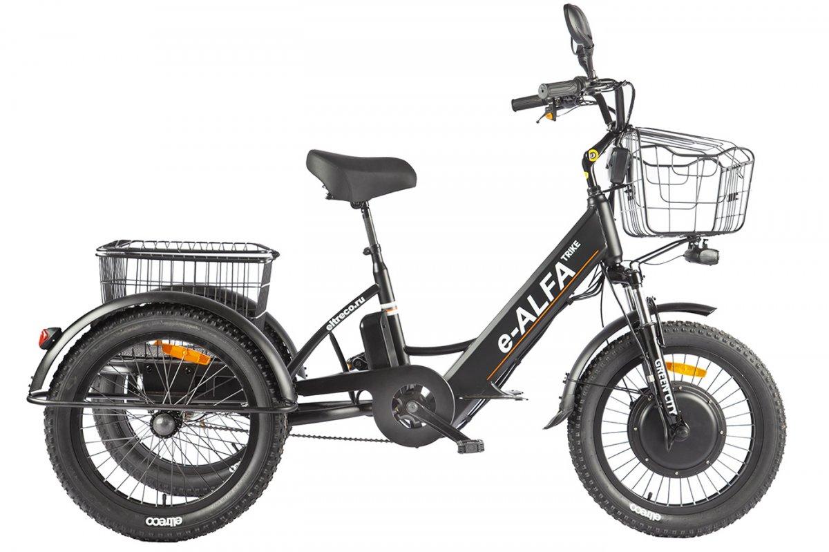 Трицикл GREEN CITY e-ALFA Trike - фото 3 - id-p210850344