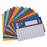 Разделитель листов пластиковый Deli, А4, с маркировкой на 12 числовых делений, цветной, фото 3