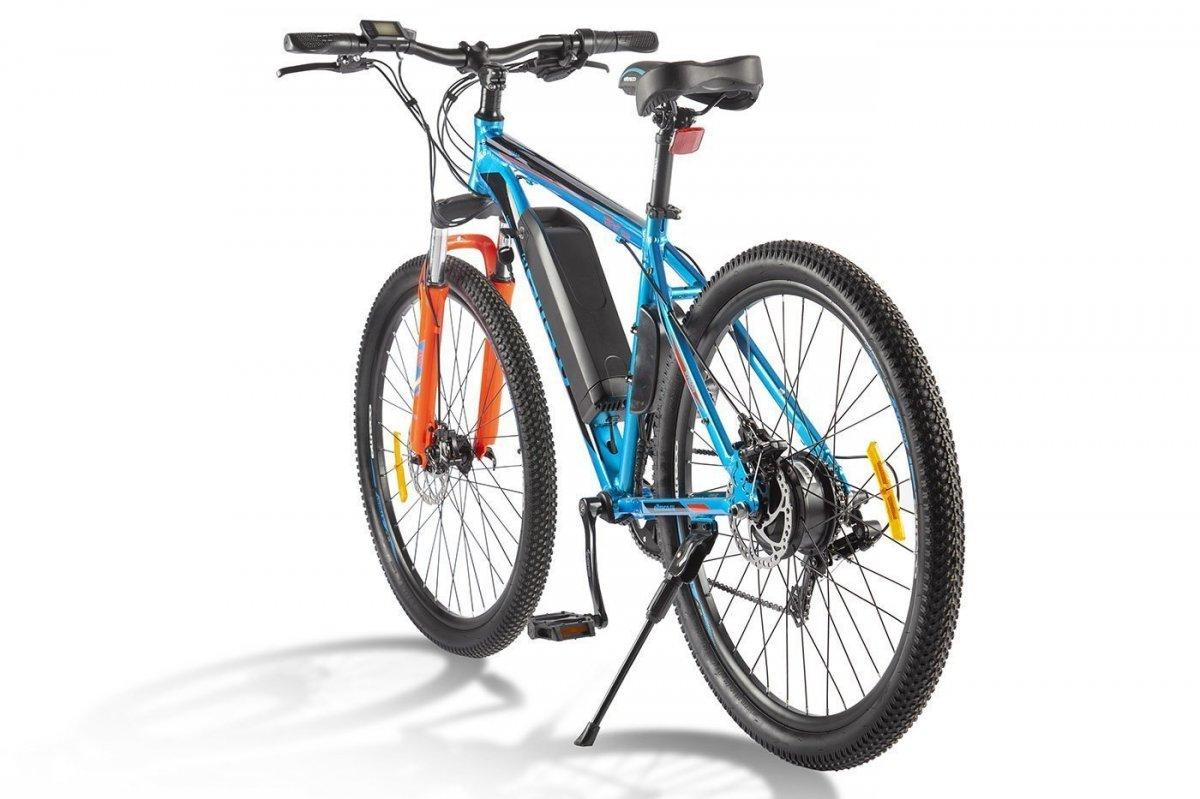 Велогибрид Eltreco XT 600 D Сине-Оранжевый - фото 2 - id-p210866011