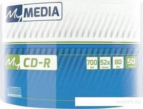 CD-R диск MyMedia 700Mb MyMedia 52x Printable, заливка до центра, 50 шт. 69206