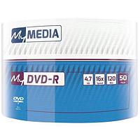 DVD-R диск MyMedia 4.7Gb 16x MyMedia 50 шт. в пленке 69200