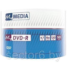 DVD-R диск MyMedia 4.7Gb 16x MyMedia 50 шт. в пленке 69200