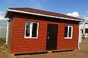 Бытовки из металла, с утеплением, красный, фото 7