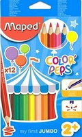 Карандаши цветные "Color Peps Jumbo" 12 цветов (Цена с НДС)