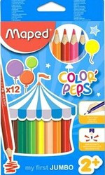 Карандаши цветные "Color Peps Jumbo" 12 цветов (Цена с НДС) - фото 1 - id-p99349438