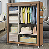 Складной шкаф Storage Wardrobe mod.88102 105 х 45 х 165 см. (Коричневый), фото 2