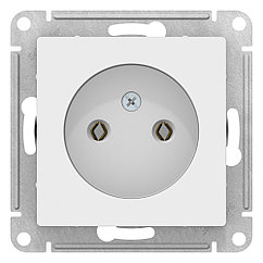 РОЗЕТКА без заземления, цвет Лотос (SCHNEIDER ELECTRIC ATLAS DESIGN)