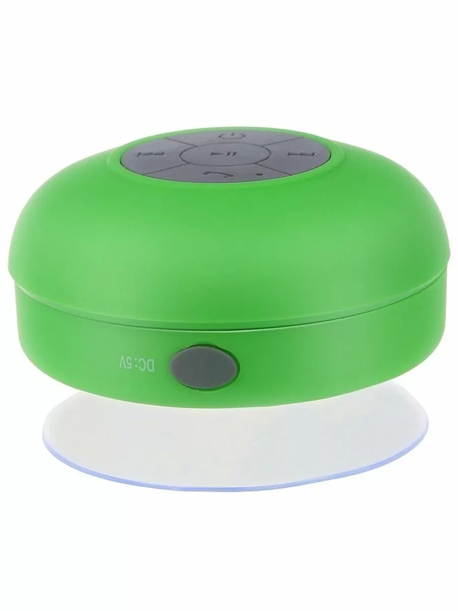 Водонепроницаемая Bluetooth колонка для душа BathBeats (зеленый) - фото 3 - id-p210757807