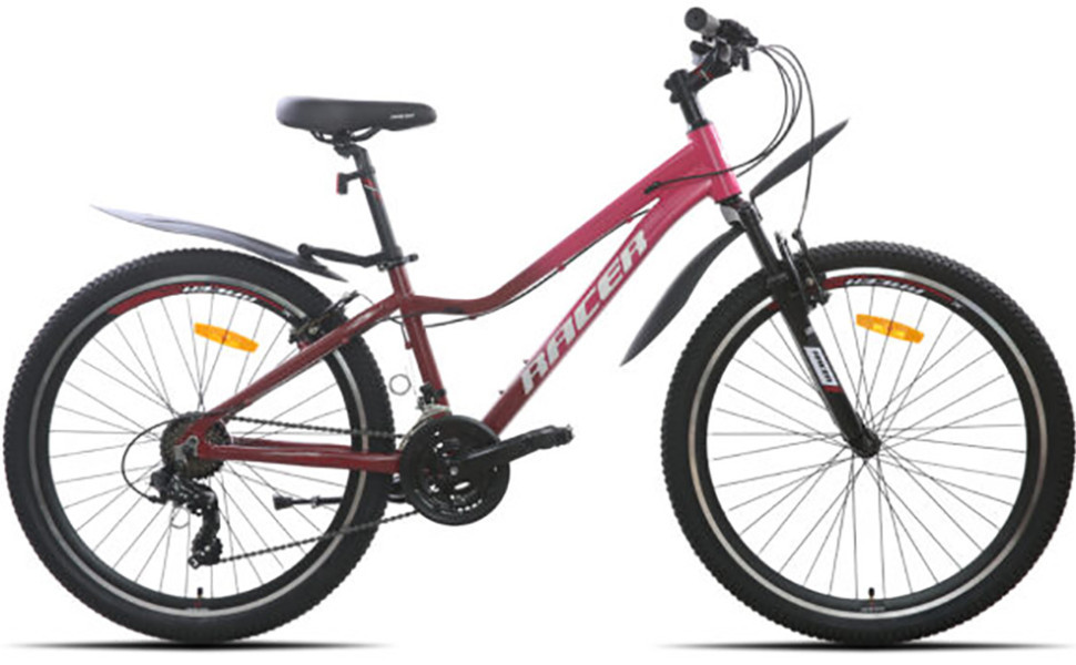 Велосипед Racer Vega 26 р.14 2023 (красный/розовый) - фото 1 - id-p210901846