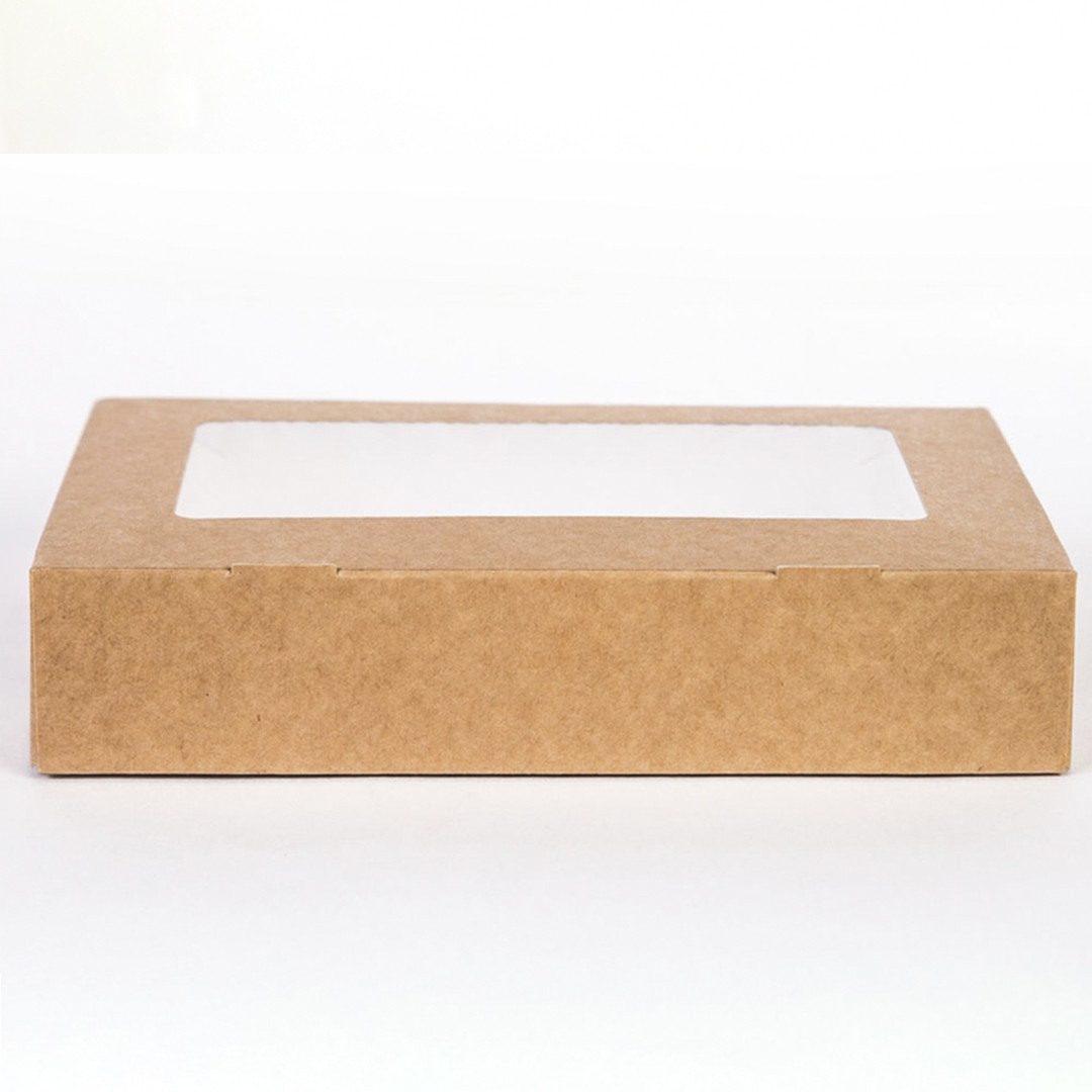 Коробка для пряников/печенья, крафт 200х120х h40 мм - фото 3 - id-p137045582
