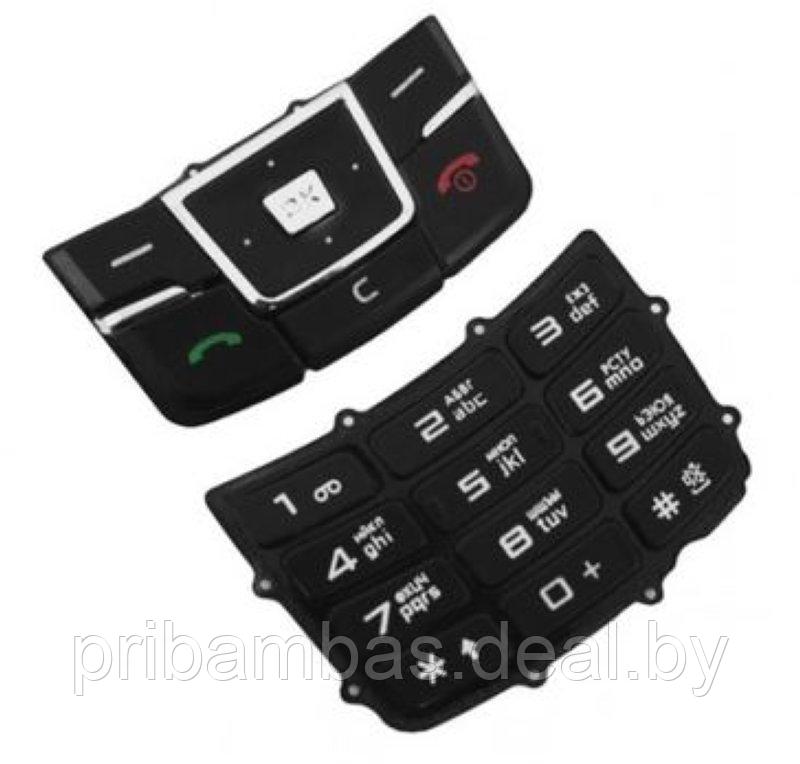 Клавиатура (кнопки) для Samsung D880 черный совместимый - фото 1 - id-p251537