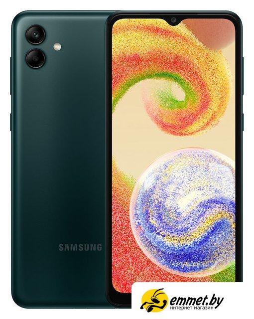 Смартфон Samsung Galaxy A04 SM-A045F/DS 3GB/32GB (зеленый) - фото 1 - id-p210908132