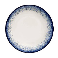 Тарелка мелкая ø27 см Kutahya Porselen Nanokrem "Синяя кайма" NNTS27DU890004