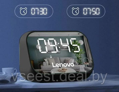 Беспроводная портативная колонка с часами+будильник Lenovo TS13 (shu) - фото 1 - id-p210908867
