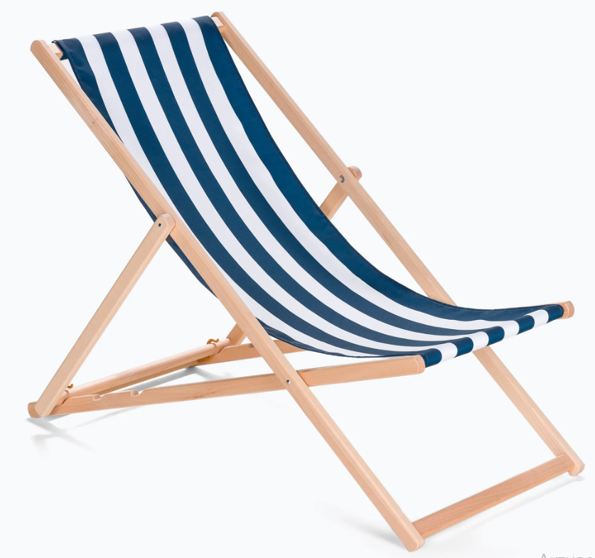 Лежак-пляжное кресло натуральное