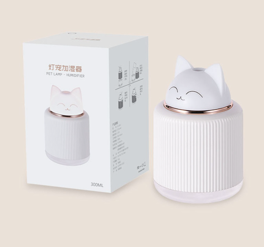 Увлажнитель (аромадиффузор)воздуха PET LAMP Humidifier с функцией ночника300ml / 2 режима подсветки, USB - фото 6 - id-p210911167