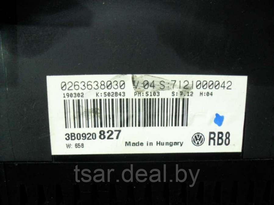 Щиток приборов (приборная панель) Volkswagen Passat B5 (3B0920827) - фото 4 - id-p142530205