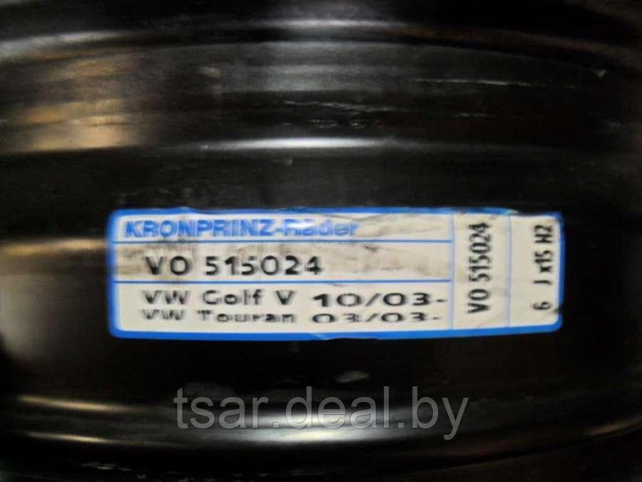 Штампованные диски Volkswagen Touran 1 (4B0601027) - фото 4 - id-p156401360