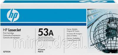 Тонер-картридж HP 53A (Q7553A) - фото 1 - id-p210924943