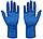 Перчатки латексные одноразовые Flexy Gloves A.D.M размер М, 25 пар (50 шт.), синие, фото 2