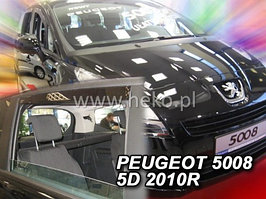 Ветровики вставные для Peugeot 5008 (2009-2016) / Пежо 5008 [26142] (HEKO)