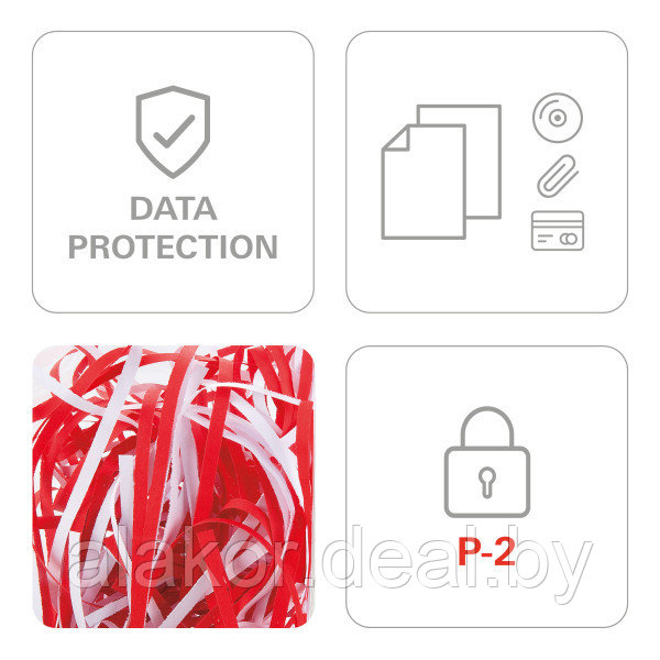 Шредер (уничтожитель документов) офисный HSM SECURIO B24, 3,9мм, 2-й уровень секретности - фото 10 - id-p210927320