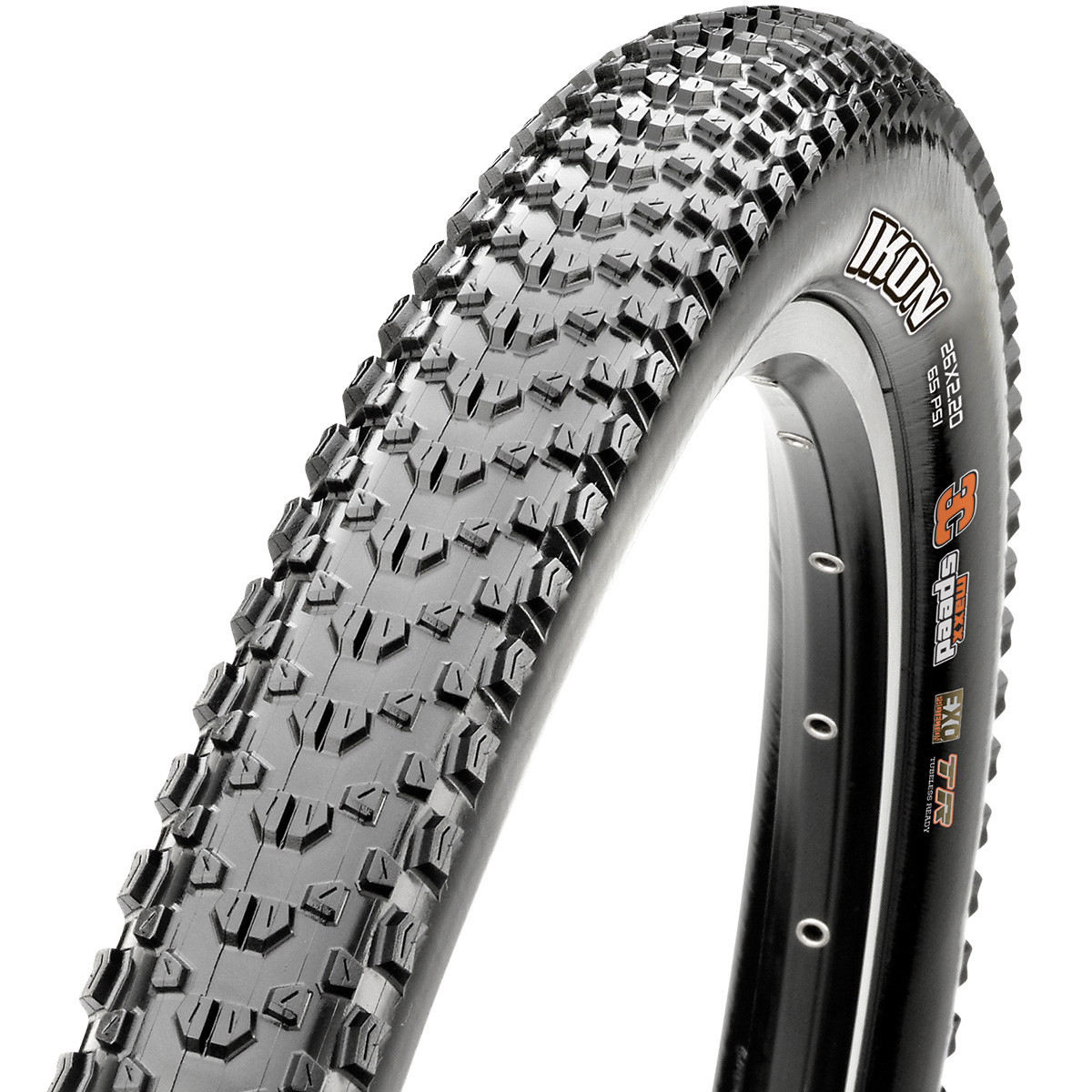 Покрышка Maxxis IKON EXO, 29x2.25 (56-622), складная, TLR, 724гр, Dark Tan Wall - фото 1 - id-p210927925