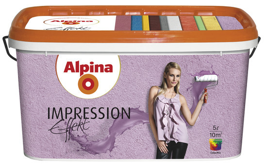Структурная дисперсионная краска Alpina Impression Effekt 5л