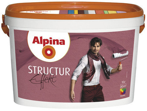 Структурная краска Alpina  Structur Effekt 5л, фото 2