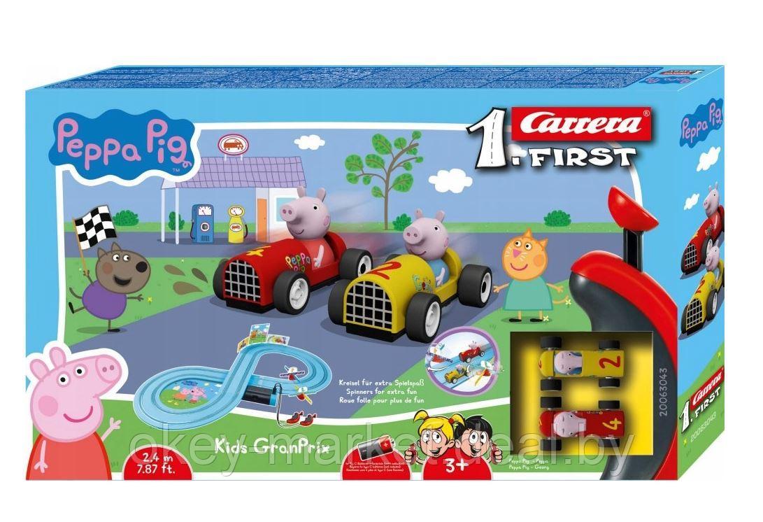 Автотрек Carrera First Peppa Pig - Kids Granprix - фото 6 - id-p210929231