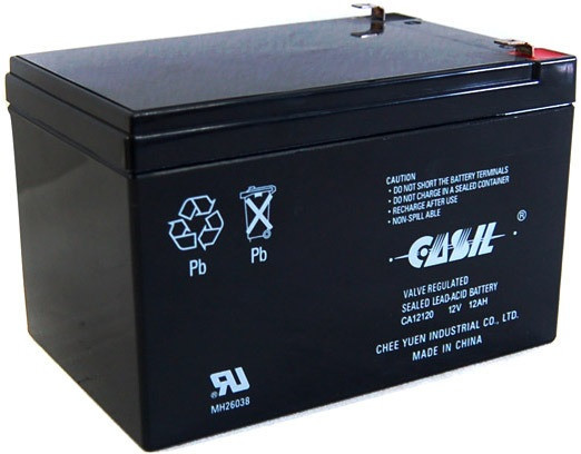 Аккумулятор CASIL CA12120 12В Ач (герметизированная свинцово-кислотная аккумуляторная батарея 12V, 12A) - фото 1 - id-p210931928
