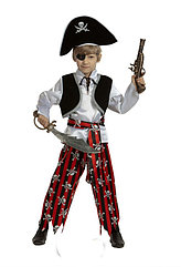 Детский карнавальный костюм Пират размер S (110-120 см)