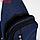 Рюкзак-слинг, 17*5*29,5 см. 1 отд на молнии, 2 н/кармана, синий, фото 5