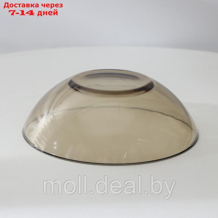 Набор стеклянных тарелок "Дымка", 5 предметов: 2 тарелки d=18,3 см, 3 тарелки d=19,8 см - фото 6 - id-p210922080