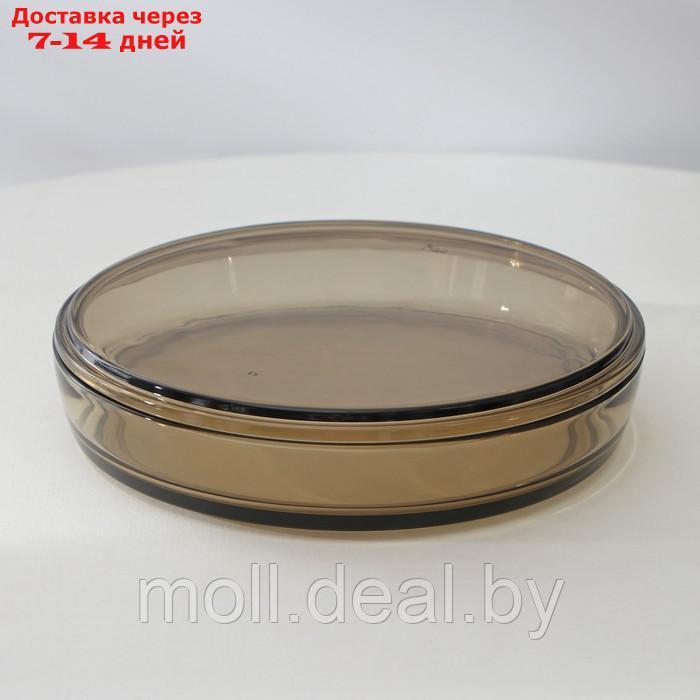 Набор стеклянных тарелок "Дымка", 5 предметов: 2 тарелки d=18,3 см, 3 тарелки d=19,8 см - фото 9 - id-p210922080