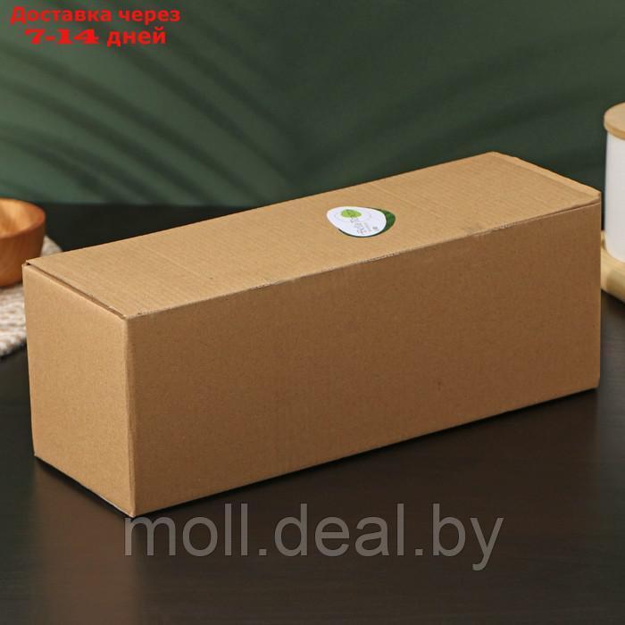 Набор банок для сыпучих продуктов на деревянной подставке BellaTenero "Эко", 3 предмета: 3 банки с ложками - фото 6 - id-p210922114