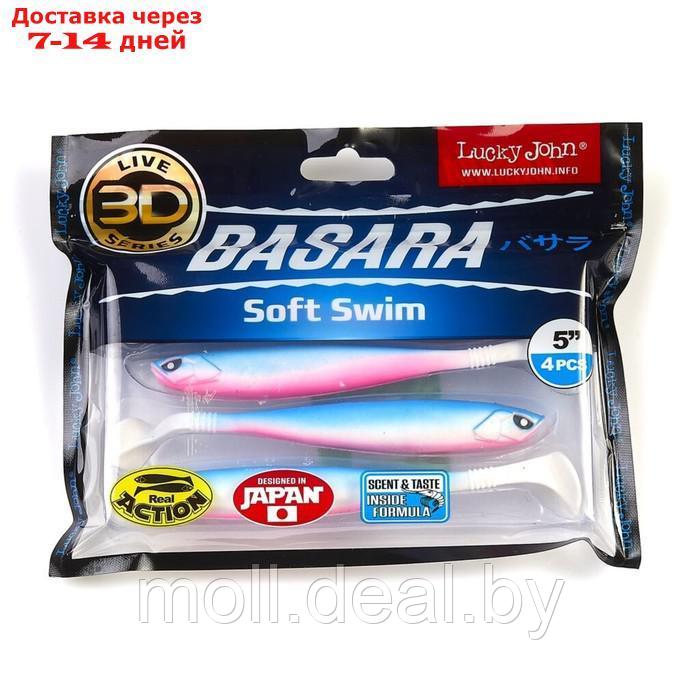 Виброхвост LJ 3D Series BASARA SOFT SWIM 5" (12,7 см)/PG05, 4 шт. - фото 3 - id-p210922199