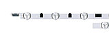 Светодиодная планка для подсветки ЖК панелей Samsung 39" F 13 линз, фото 4