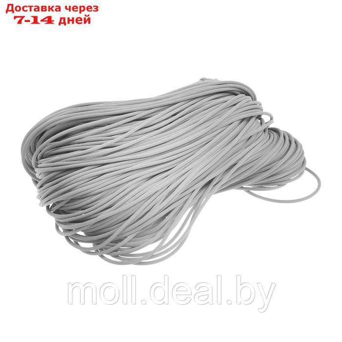 Резиновый шнур, серый, 200 м - фото 1 - id-p210922314